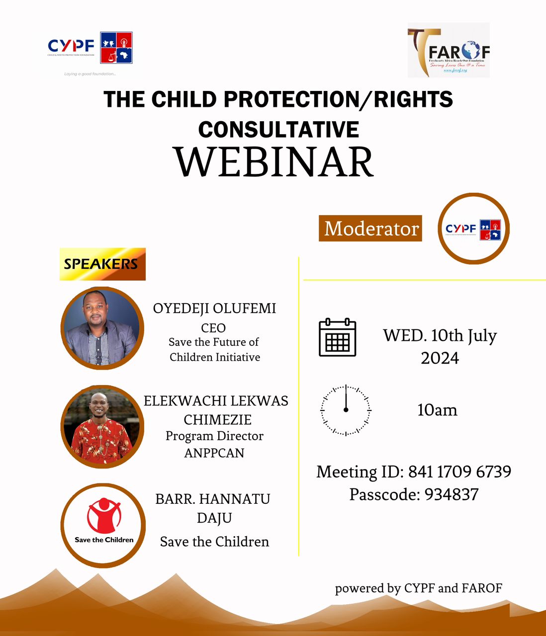 THE CHILD PROTECTION/ RIGHTS CONSULTATIVE  MEETING WITH CSO & GOVERNMENT OFFICIALS
