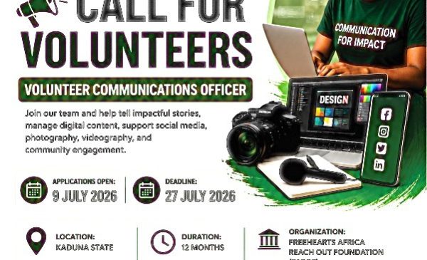 VOLUNTEER- Communication Officer Position